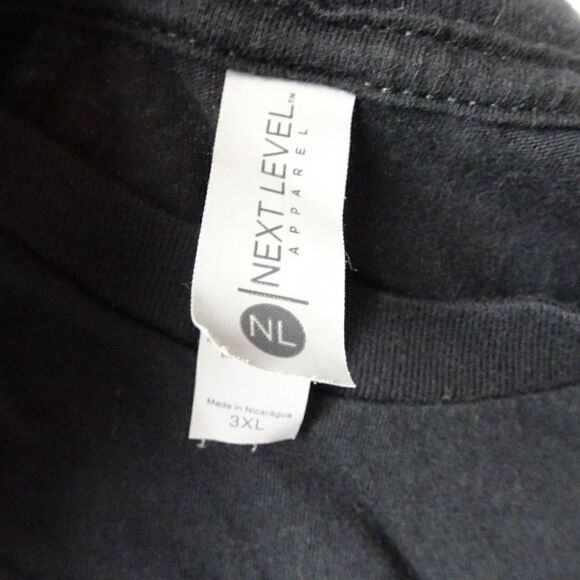 Next Level Apparel California Black Shirt Size 3XL - Picture 6 of 8